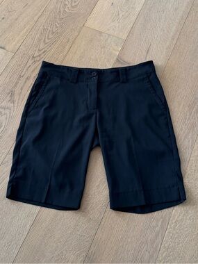 Women's Nike Golf Tour Performance Black Dri Fit Shorts Black Size 6